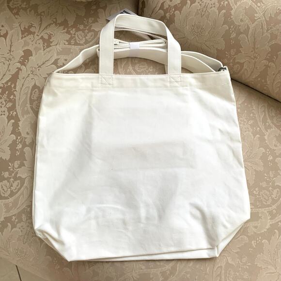 Uniqlo KAWS + Andy Warhol 2-Way Tote Bag in Off White - Picture 7 of 11